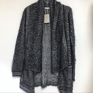 [Hug] Soft Open Drape Cardigan Sweater
